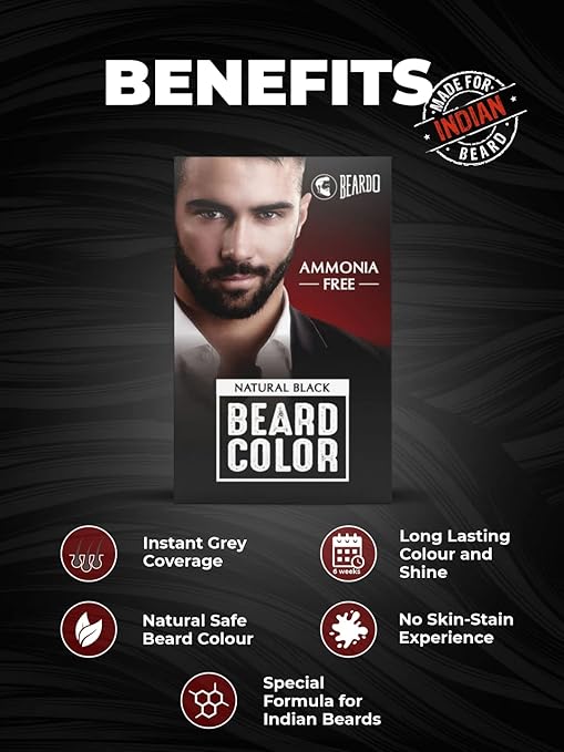 Beardo Beard Color Black 60ml