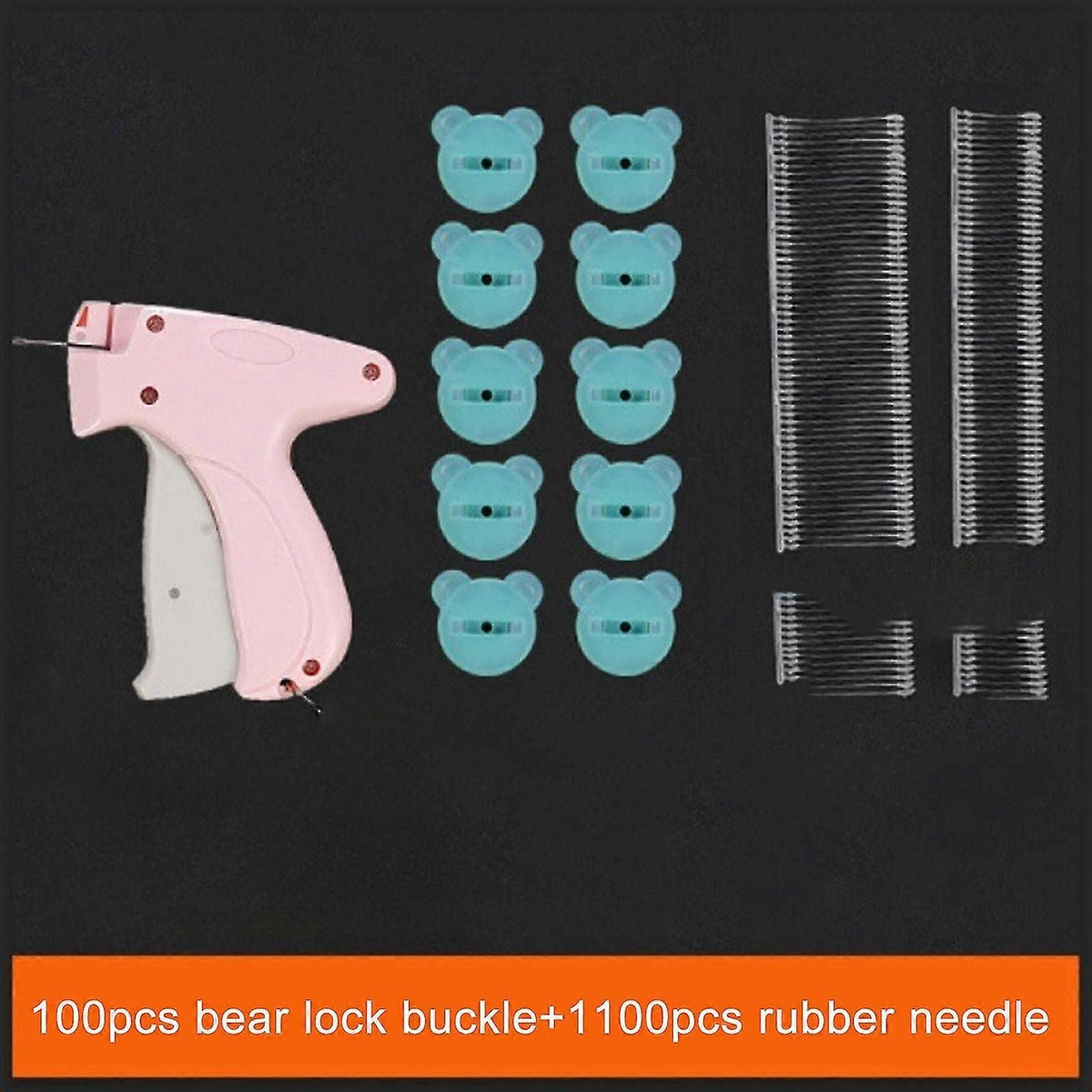 Clothing Repair Kit With 100 Micro Fasteners and Thin Needles