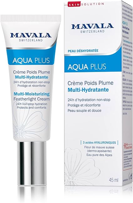 Mavala Aqua Plus Multi-Moisturizing Featherlight Cream, 45ml