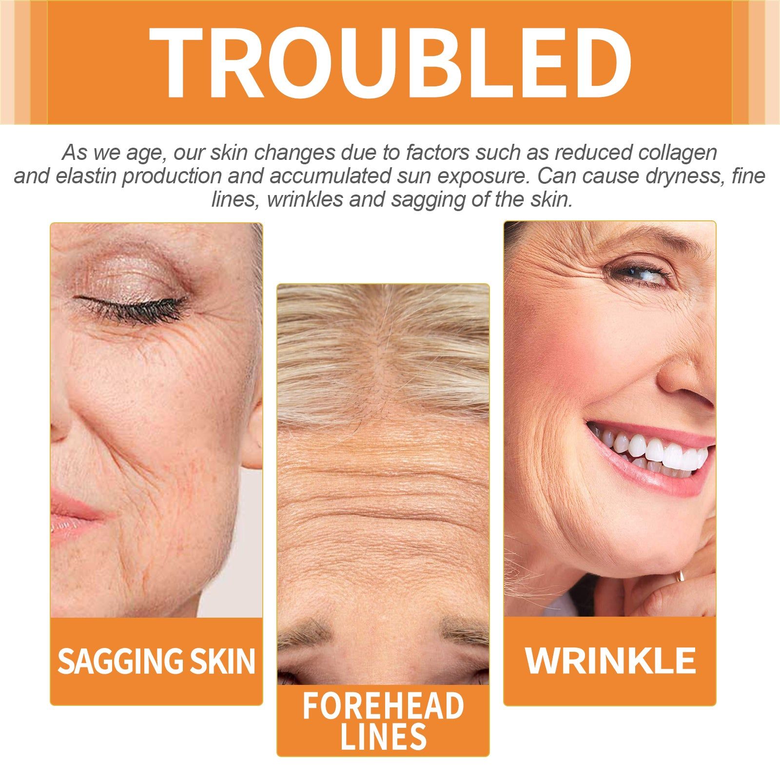 Collagen Film for Firming Skin, Wrinkle & Nasolabial Fold Lift, Anti-Aging ,10pieces