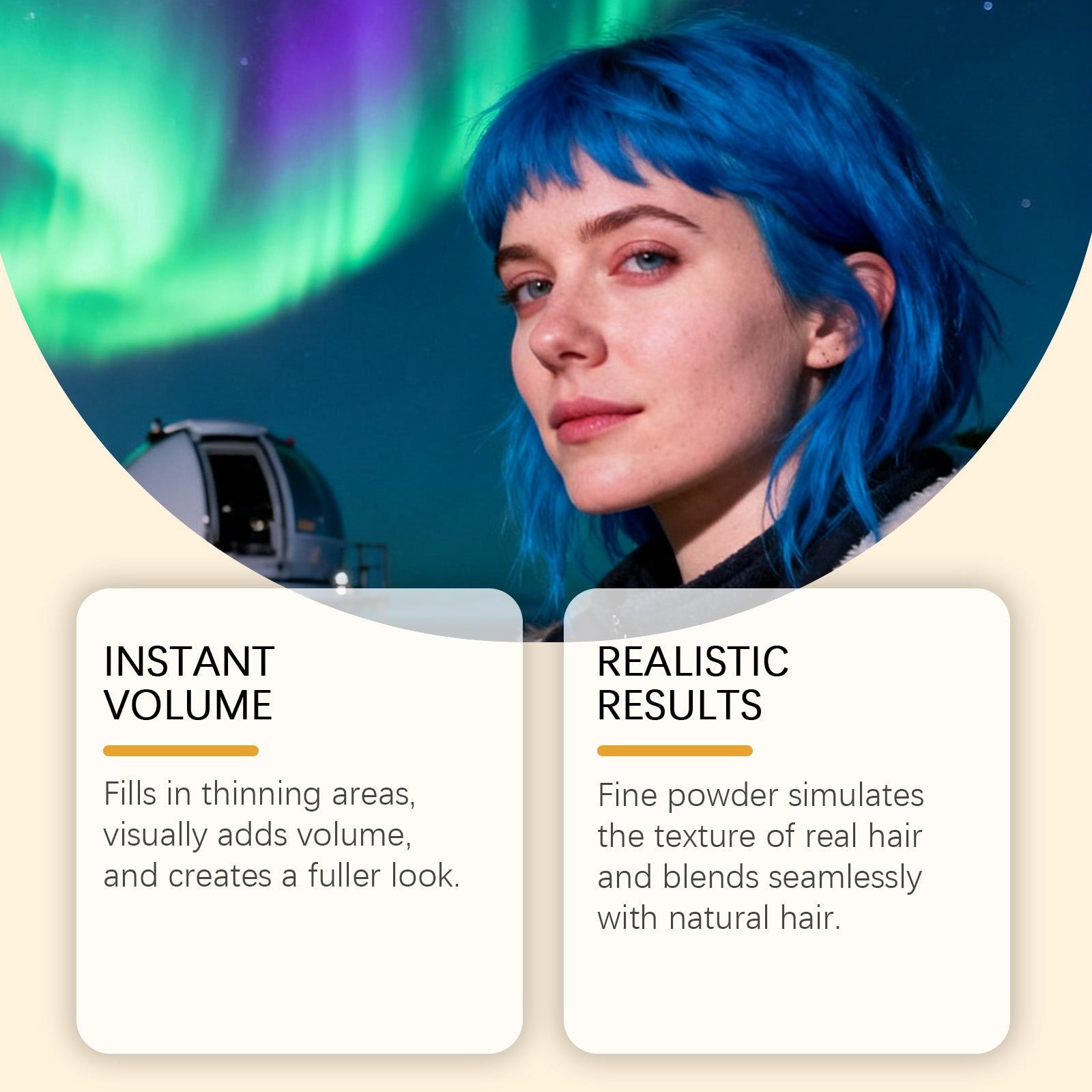 Blue Hair Dye Spray, Temporary Color-Changing, Moisturizing, Easy Washout ,30ml