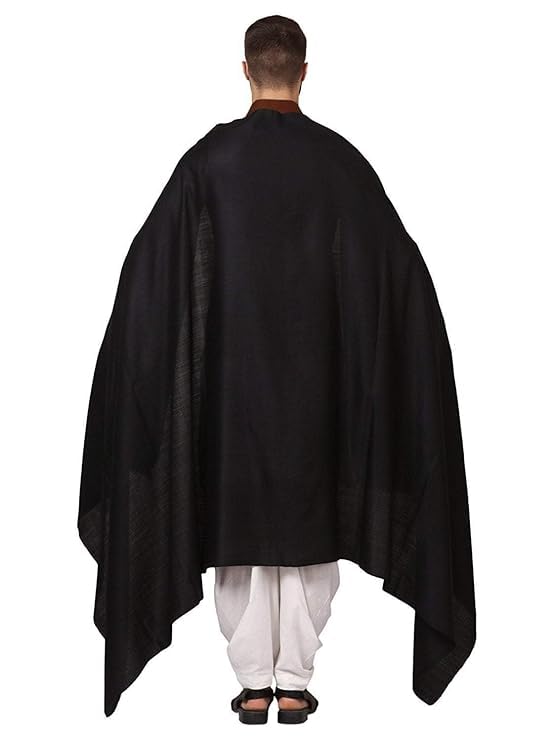 Mens Thick Count Blended Wool Shawl, Mens Lohi (full size)