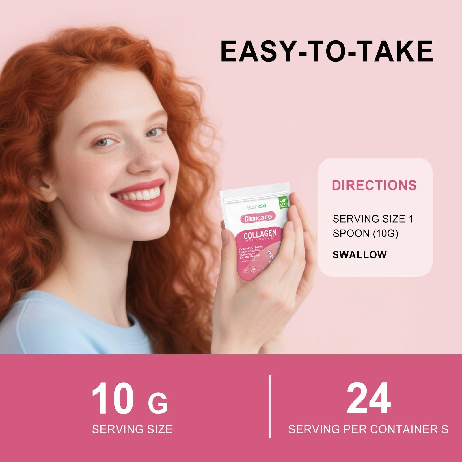 Boost Your Skin & Hair with Collagen Powder, Oregano & Black Cumin, Body Care ,240g