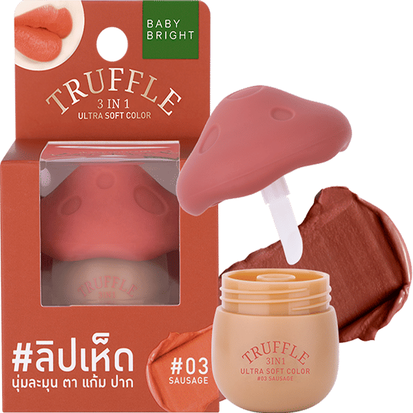 TRUFFLE 3 IN 1 ULTRA SOFT COLOR 6G BABY BRIGHT (M) #03 SAUSAGE