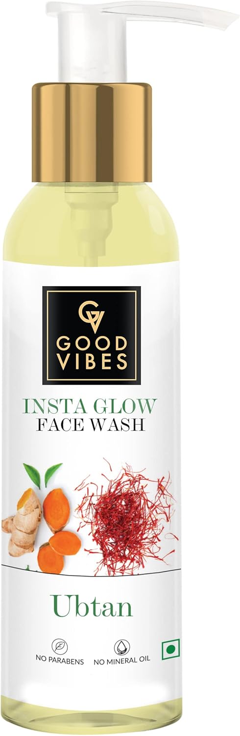 غسول الوجه «Good Vibes Ubtan Insta Glow» 120 مل