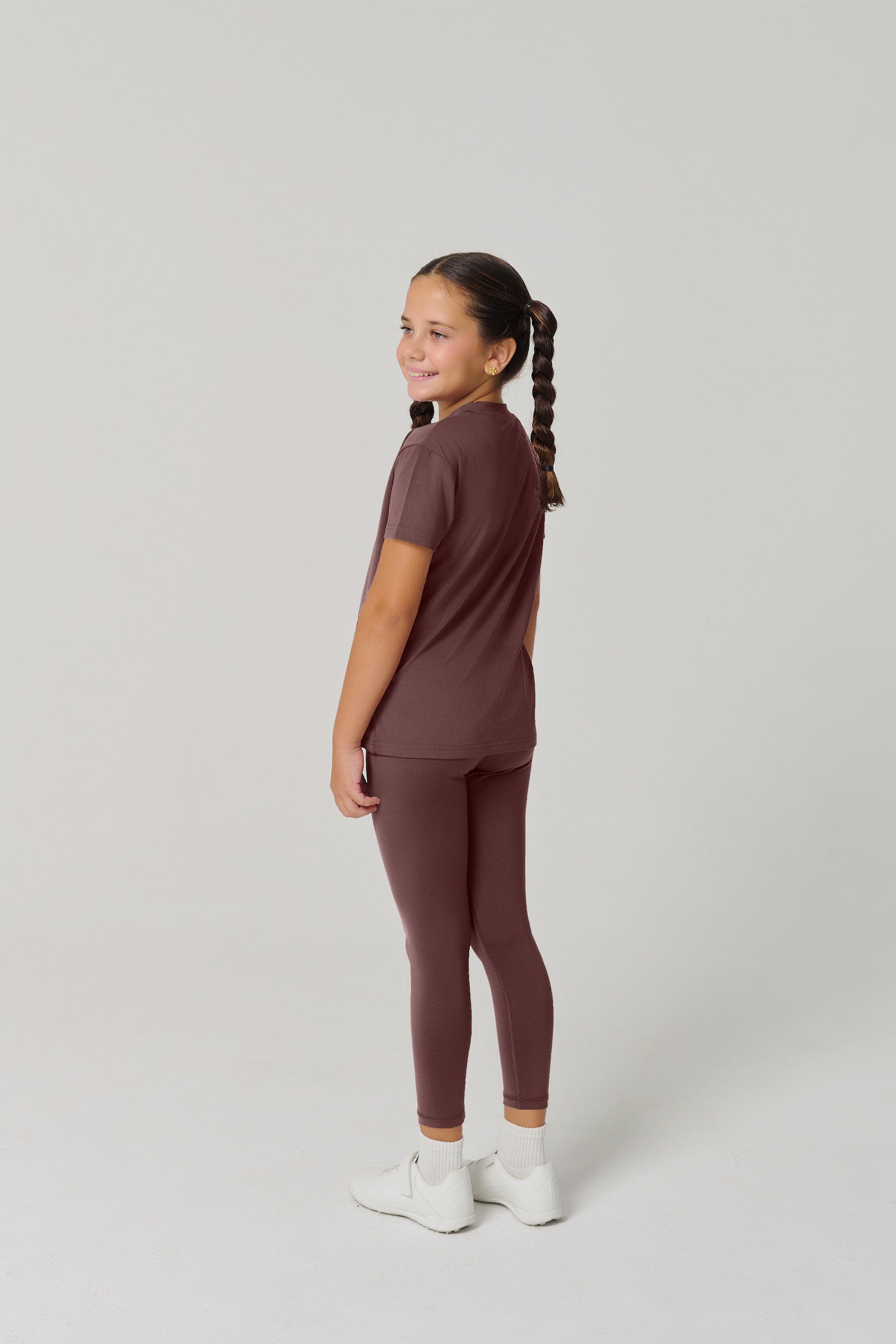 تي شيرت MULU Classic للأطفال (للجنسين) - بني