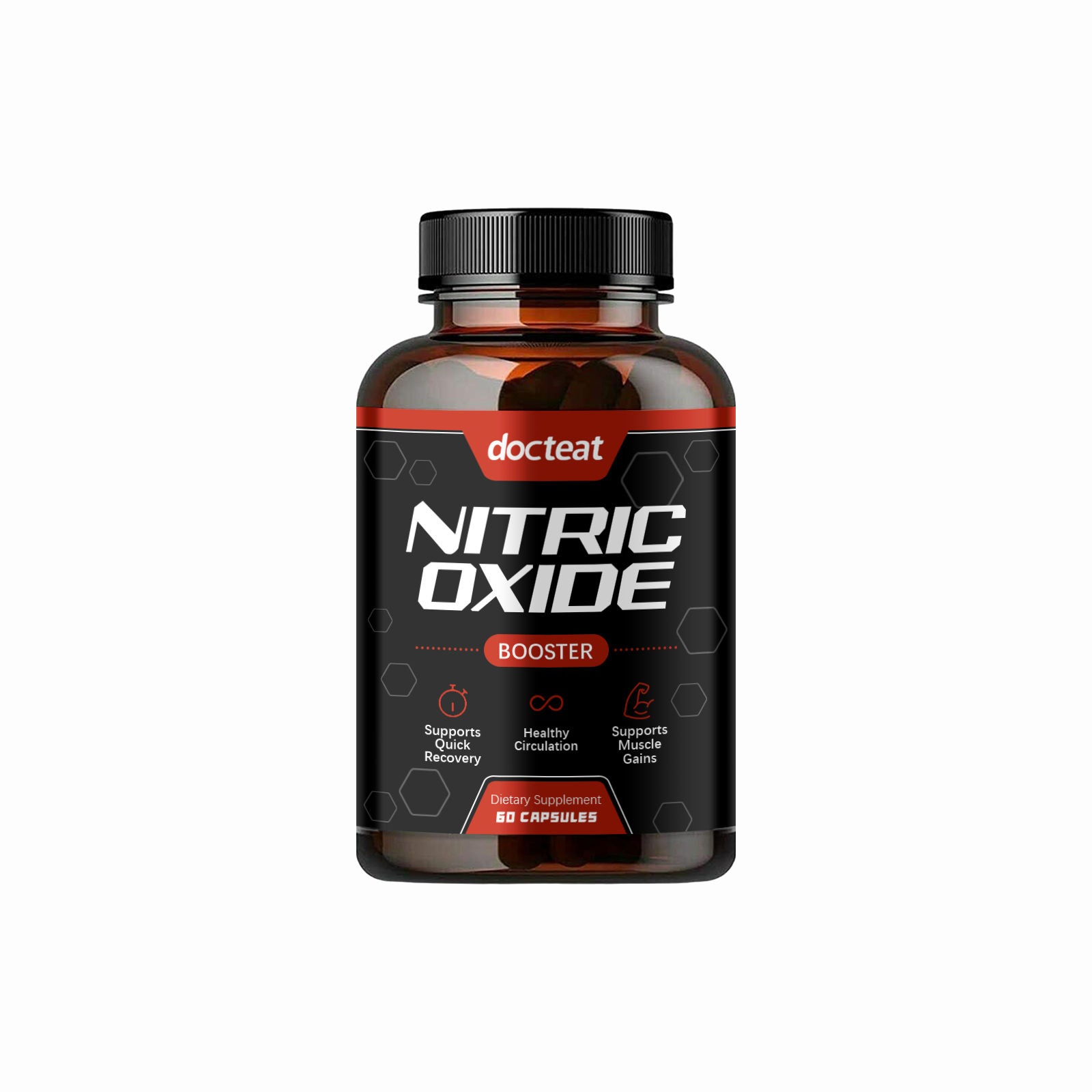 Boost Energy and Vitality with Nitric Oxide Capsules, Body Care for Daily Wellness ,60pcs