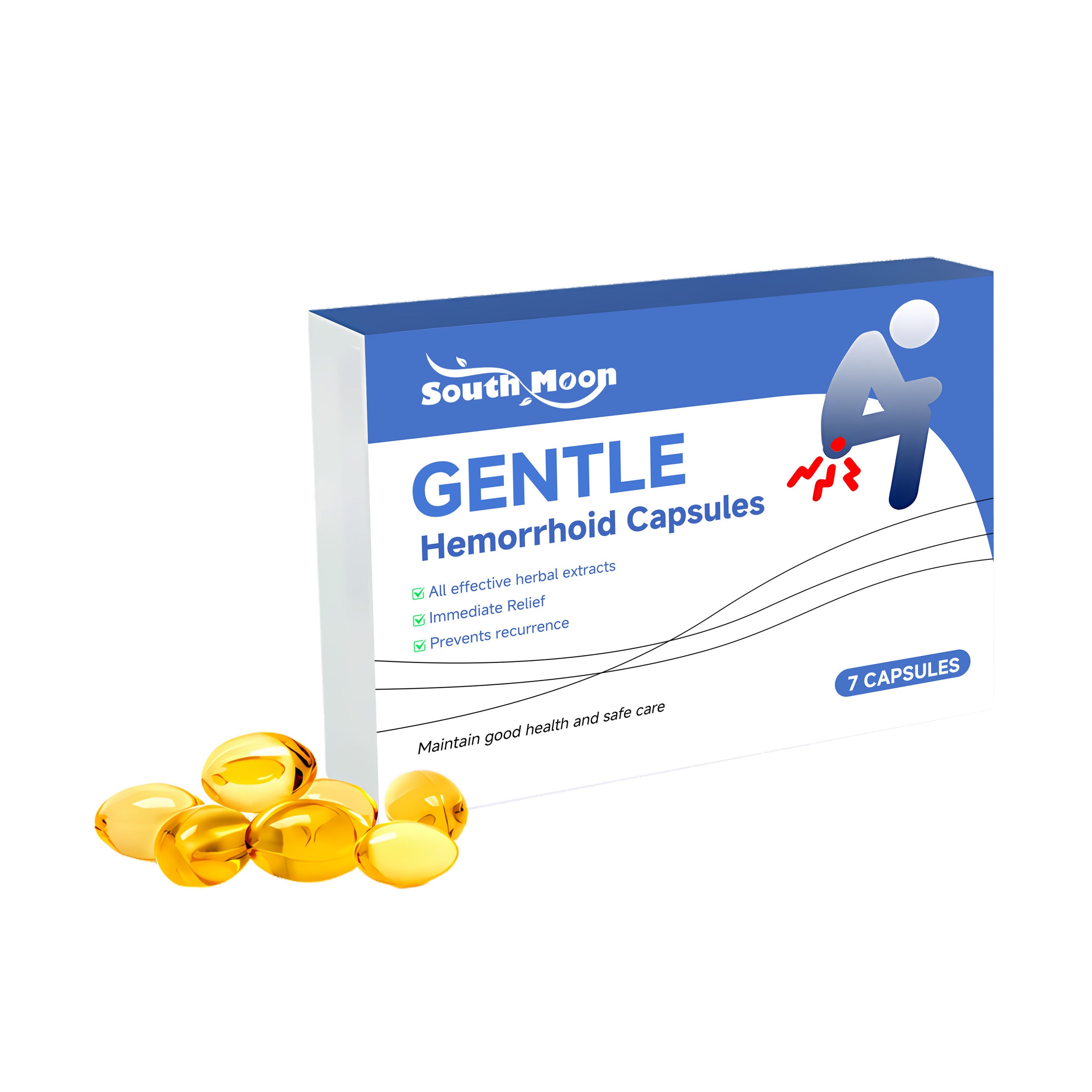 Body Care Capsules, Gentle Daily Skin Nourishment for Men, Fresh & Protect ,7pcs