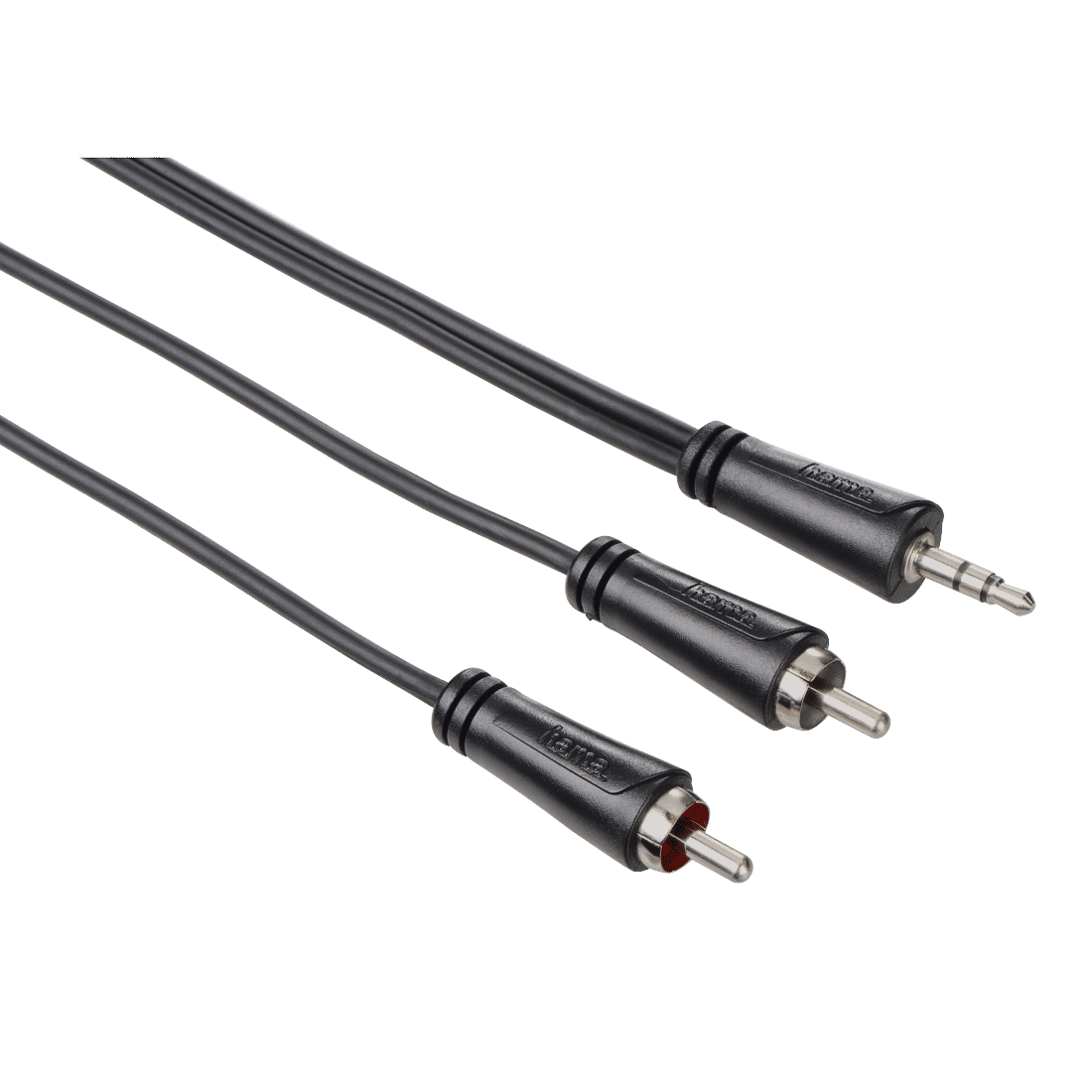 HAMA 122296 AUD CABLE,3.5MM JACK PLUG-2 RCAPLUG,STEREO,3.0 M