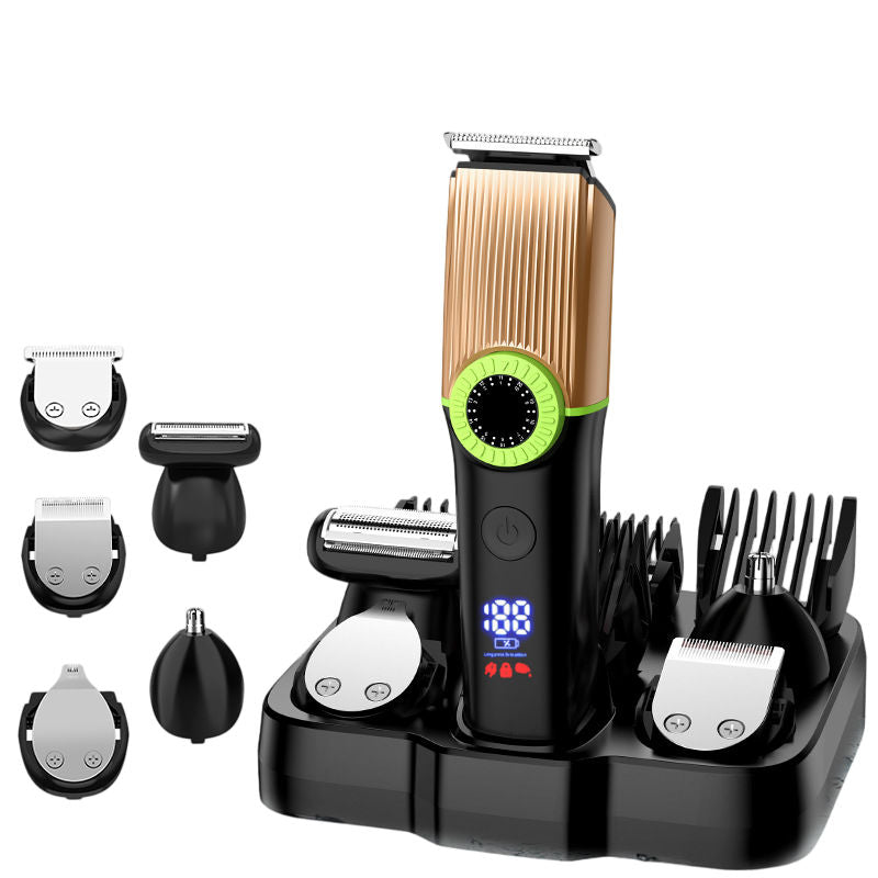 6-in-1 Multifunctional Hair Clipper Set for Men, USB Rechargeable Trimmer
