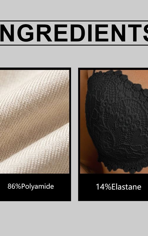 Breathable Detachable Strap Underwear, Comfortable, Sexy Lace, Perfect Fit ,1pcs