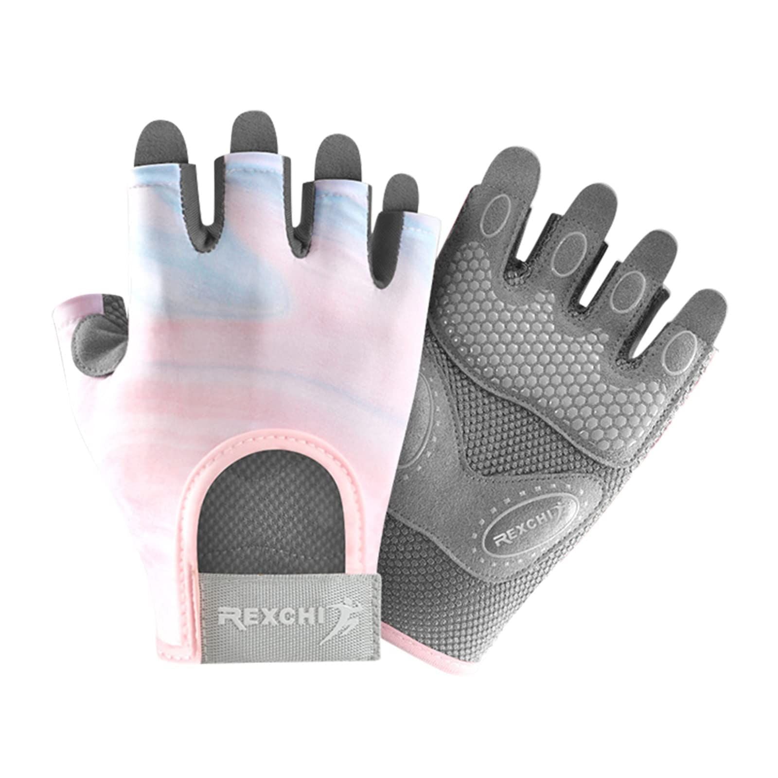 Sports Gloves Half Finger Fitness Gloves Non Slip Training Cycling Mittens