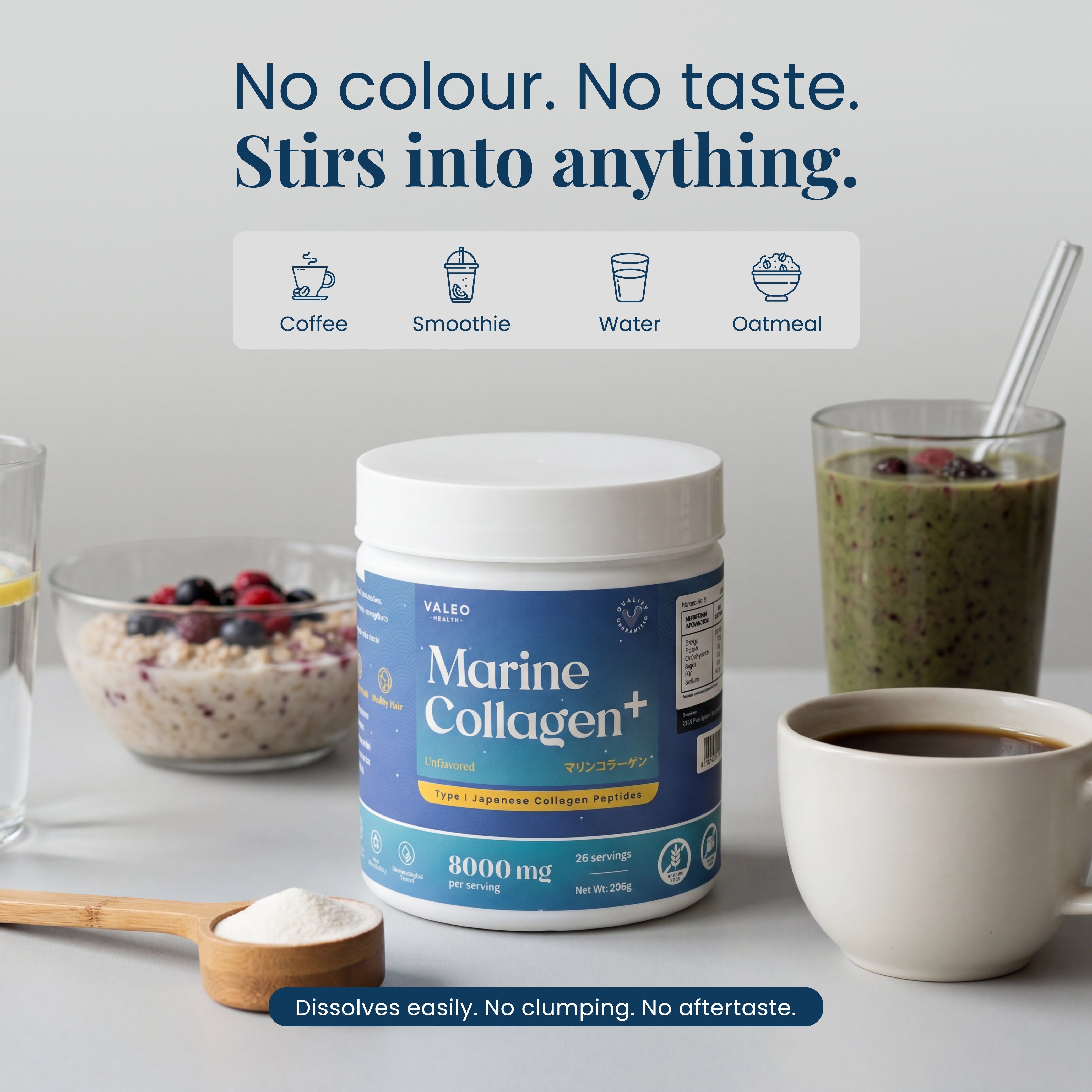 Valeo Marine Collagen + Herbal Max L-Glutathione