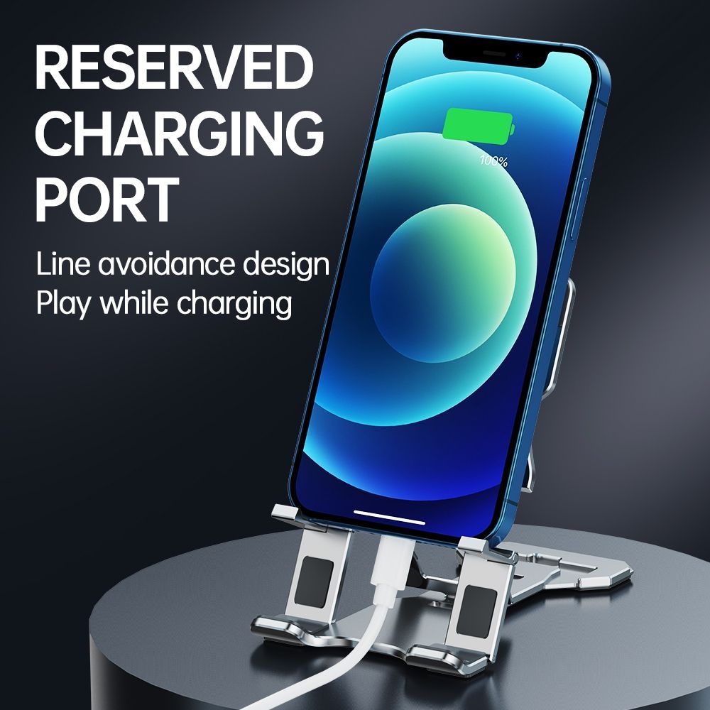 Foldable Mobile Phone Holder Ultra-thin Cradle Cell Phone Stand Phone Bracket Desk Stand