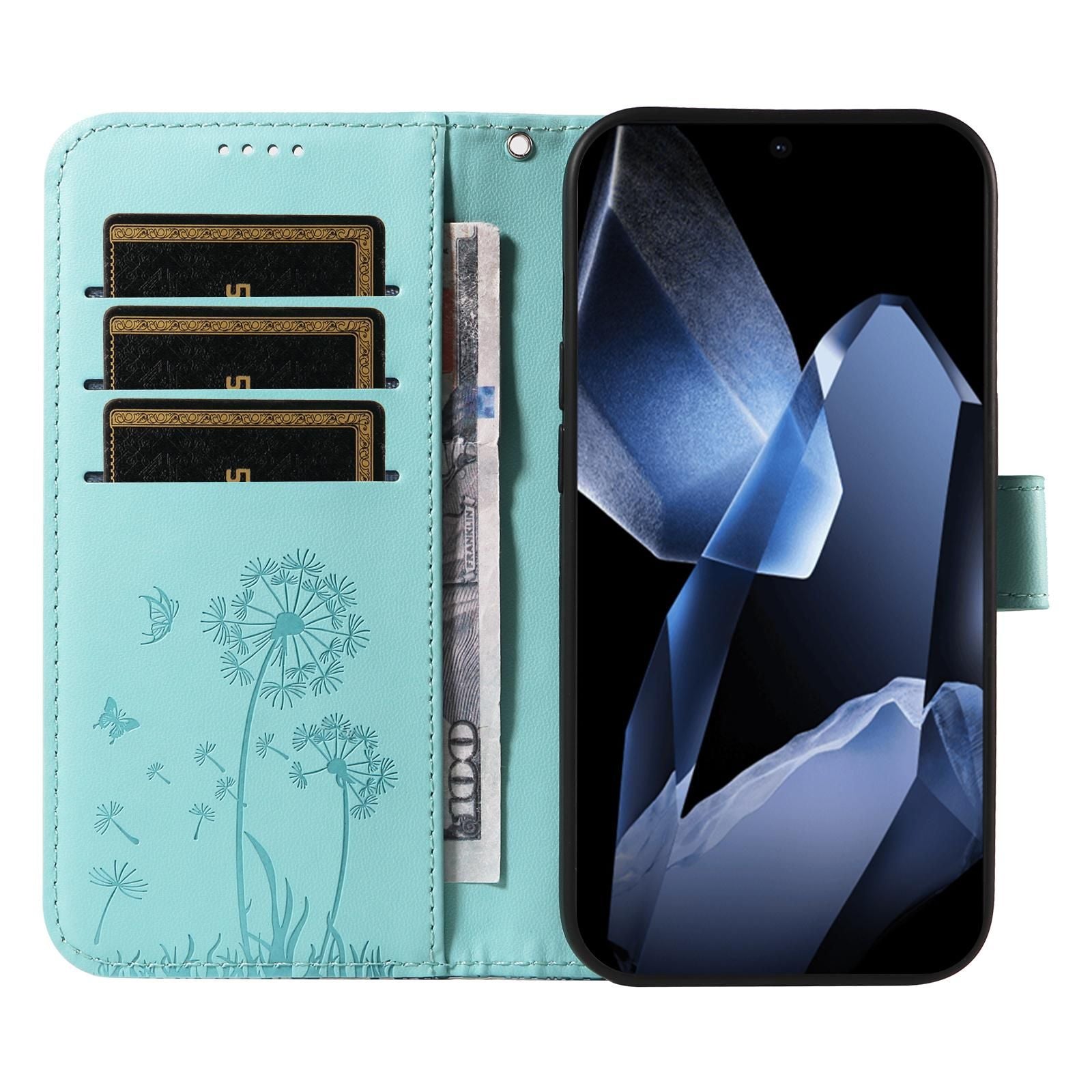 Dandelion Embossed Leather Case For OnePlus 13