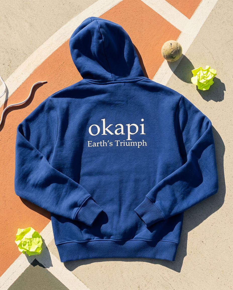 Okapi Blue Canopy Hoodie