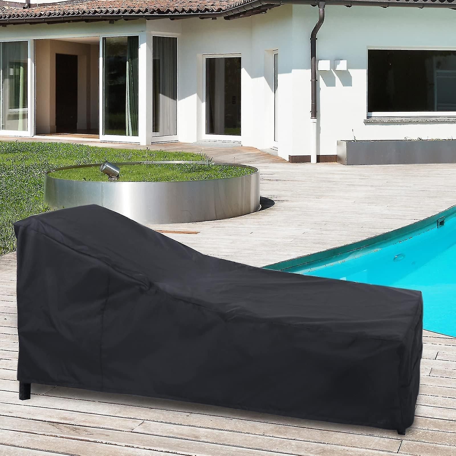Waterproof Sun Lounger Coveroutdoor Garden Sunbed Cover,200x70x40cm,patio Outdoor Chaise Lounge Cover