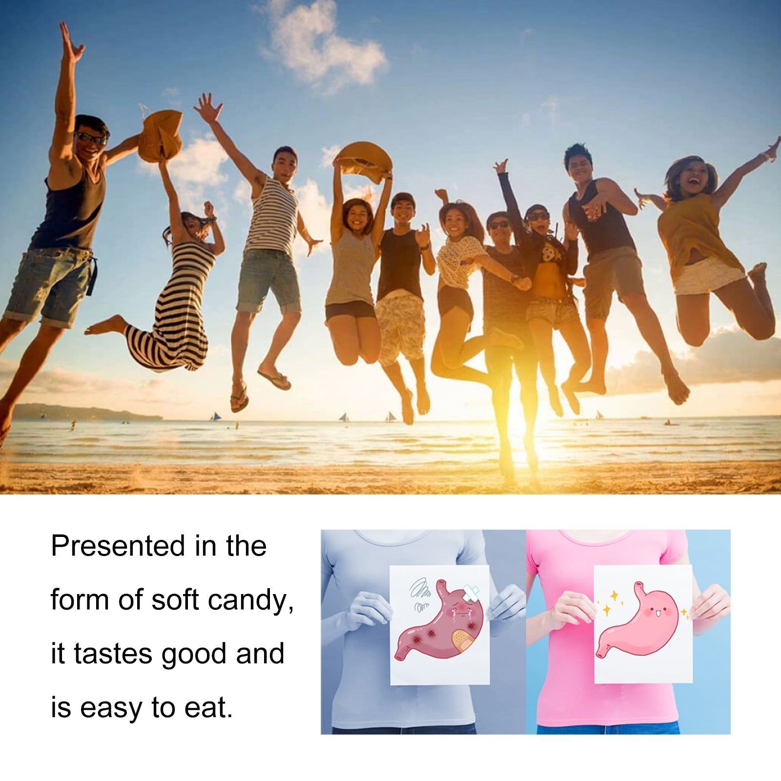 Boost Immunity with Gummy Body Care, Coffee Extract, Vitamin E, Easy to Take ,30 gummies