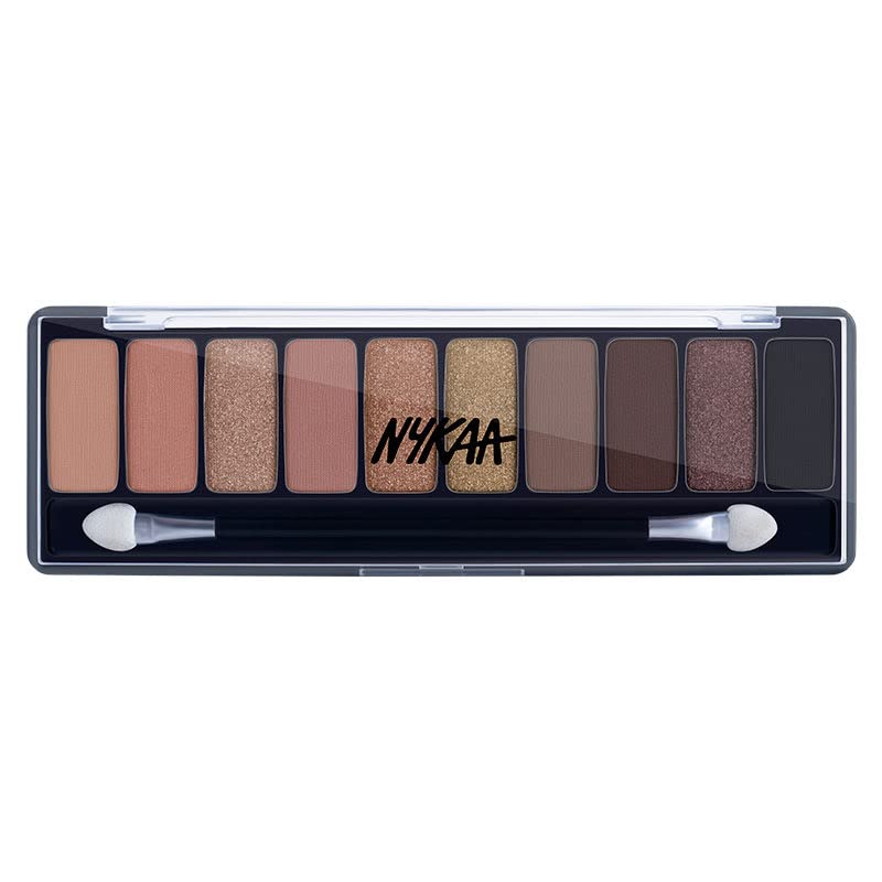 Nykaa Eyes On Me! 10in1 Eyeshadow Palette  Smokey at 8!
