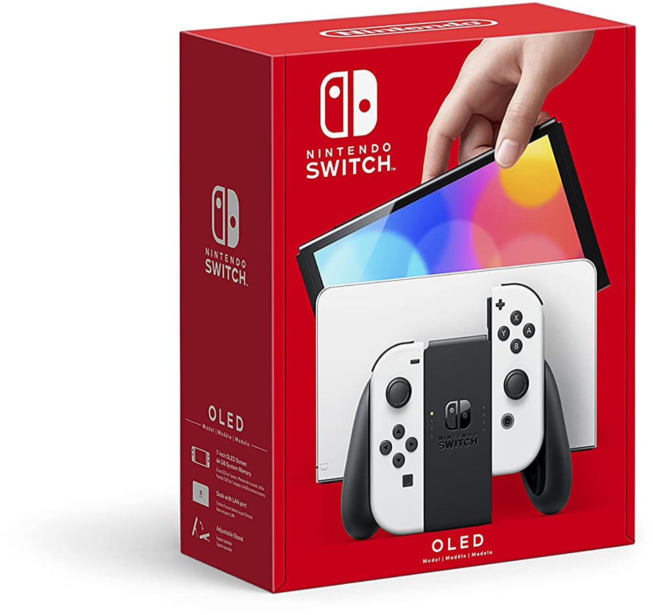 Nintendo Switch OLED Model Gaming Console, 7″ OLED Screen