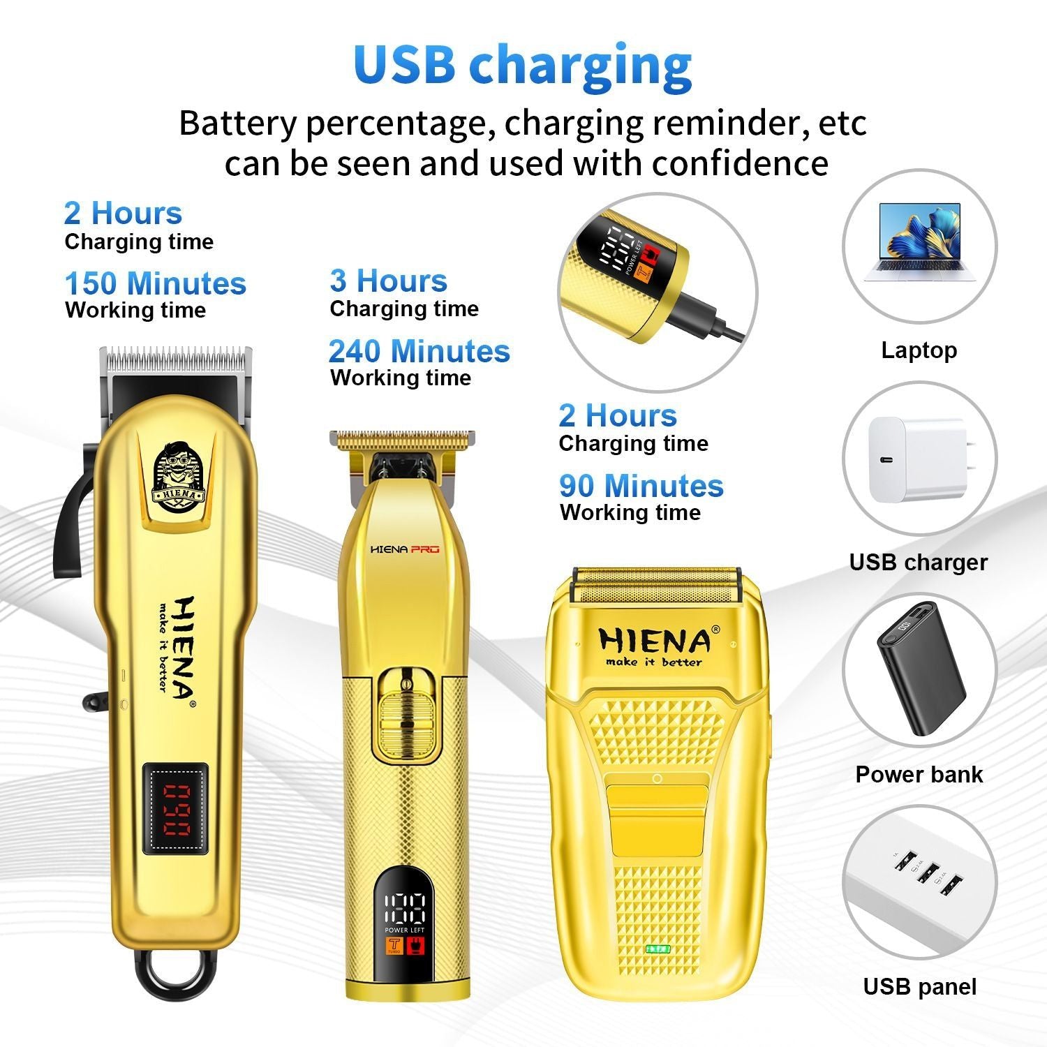 Multi-Function Hair Clipper Kit