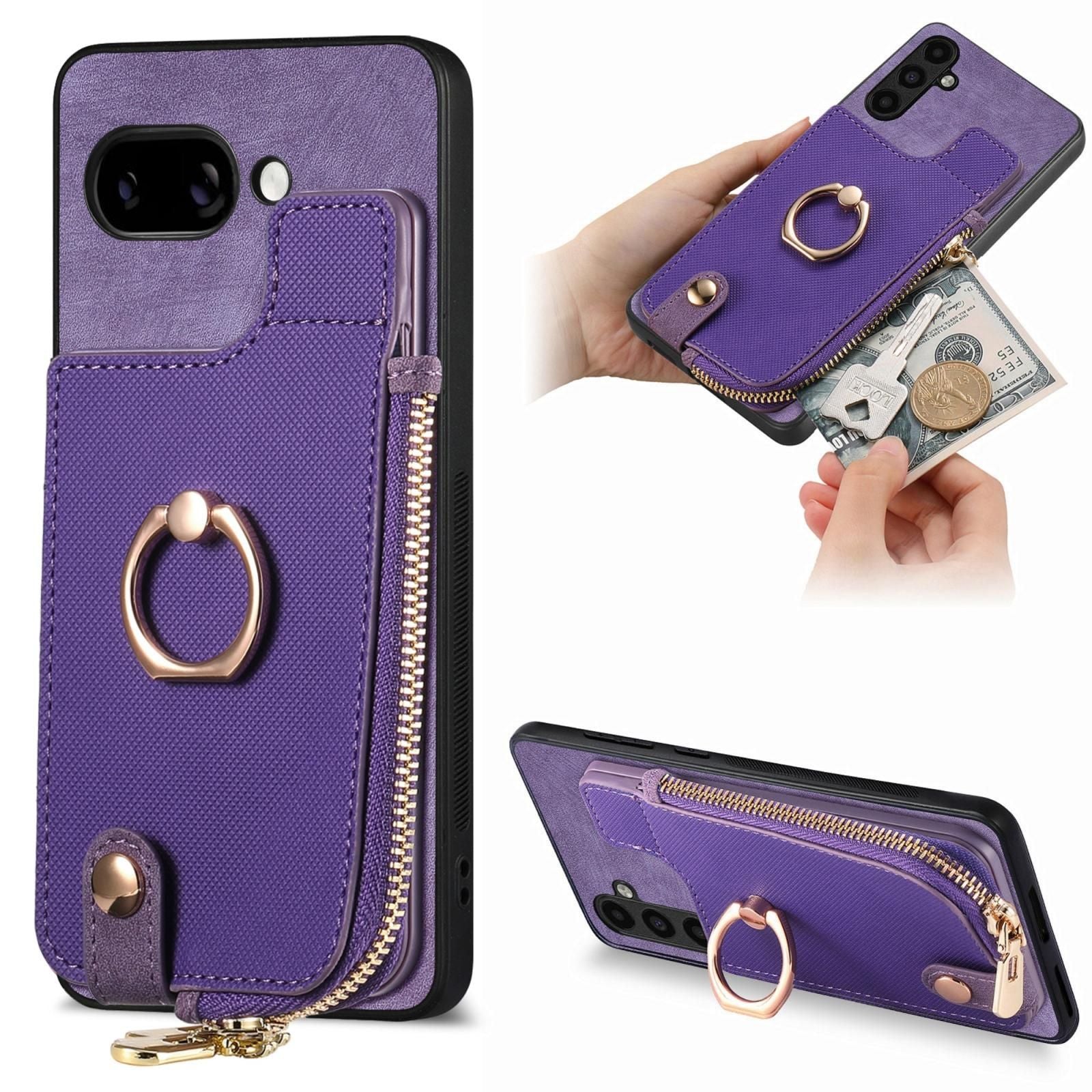 Cross Wallet Phone Case For Google Pixel 9a