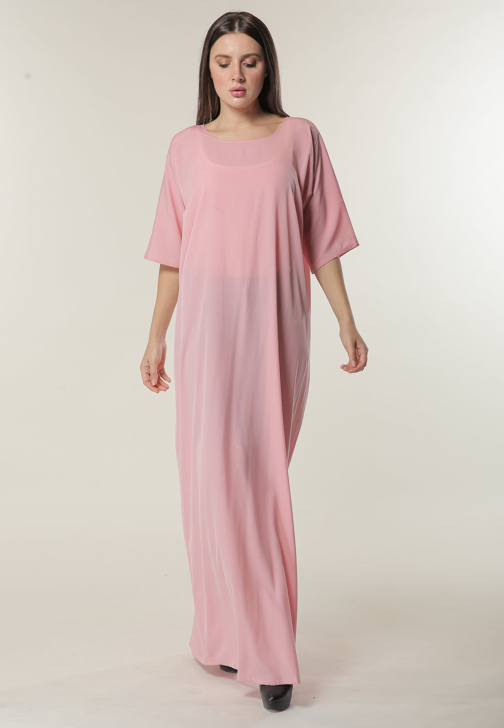 MOiSTREET Pink Under Abaya