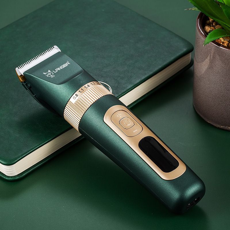 USB Pet Hair Clipper with LCD Display