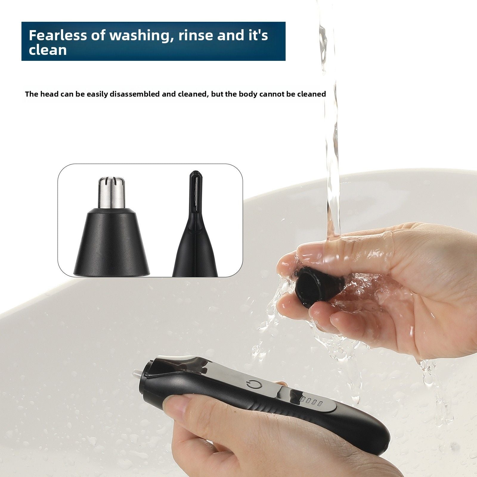 2-in-1 Nose and Eyebrow Trimmer