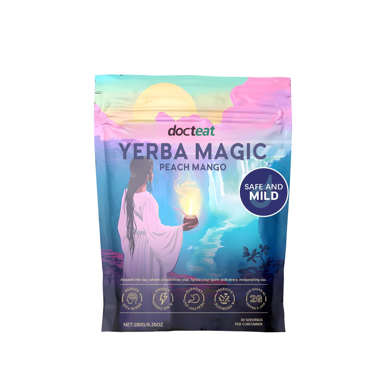 Boost Your Body Care with Easy Brew Yerba Mate Tea, Natural Energy, and Satiety ,180g