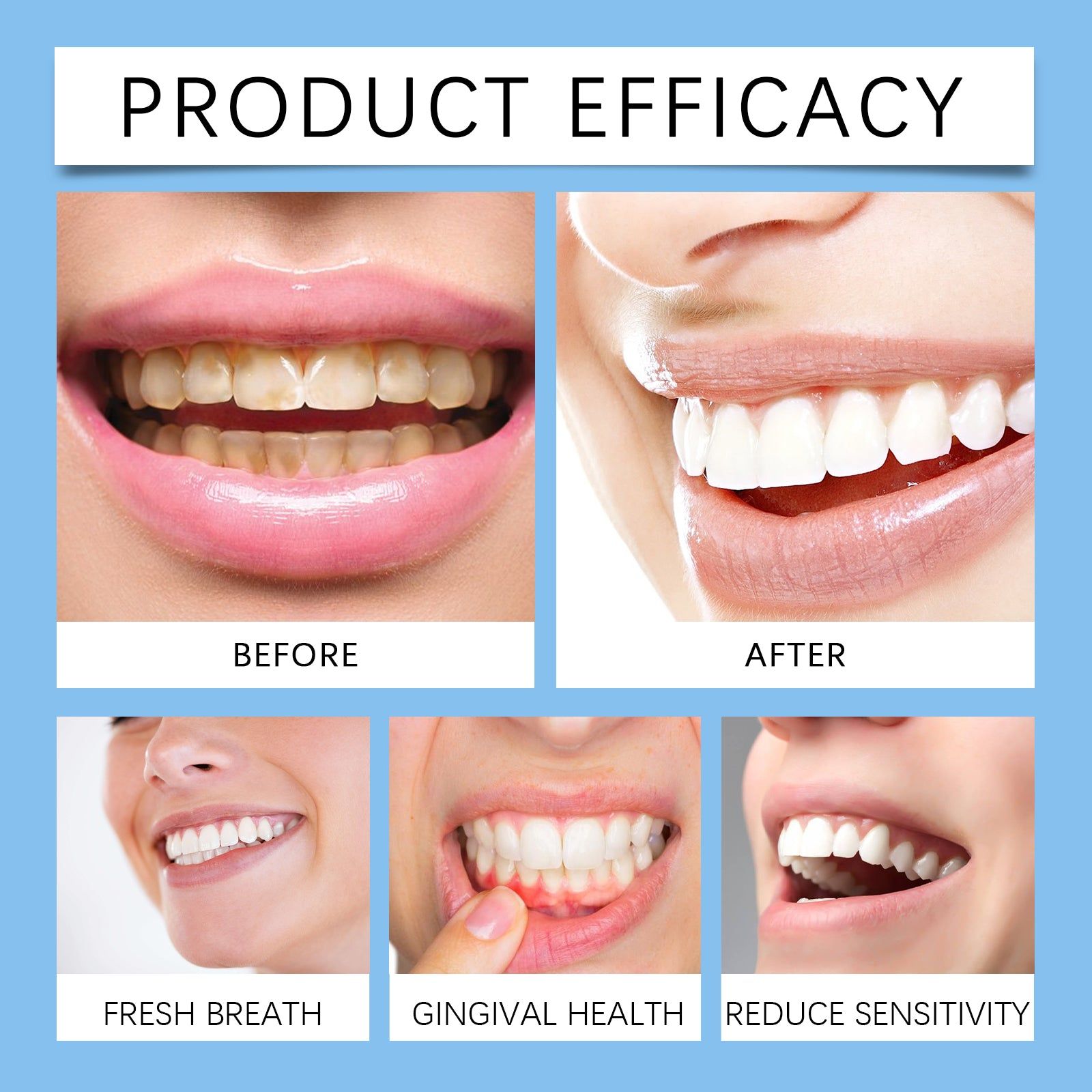 Coconut Mint Teeth Whitening Oil, Fresh Breath, Stain Removal, Oral Care, Natural, Anti-Aging ,1set