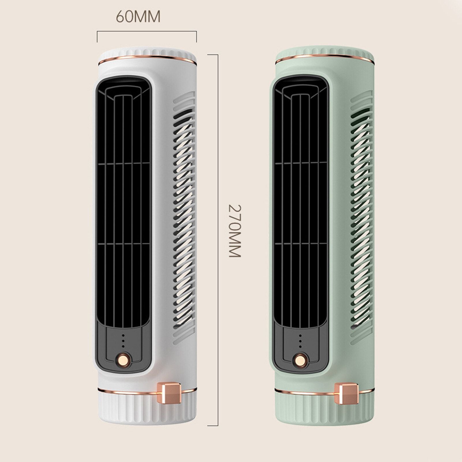 Mini Air Conditioner Desktop Fan Bladeless Air Cooler For Office Dormitory