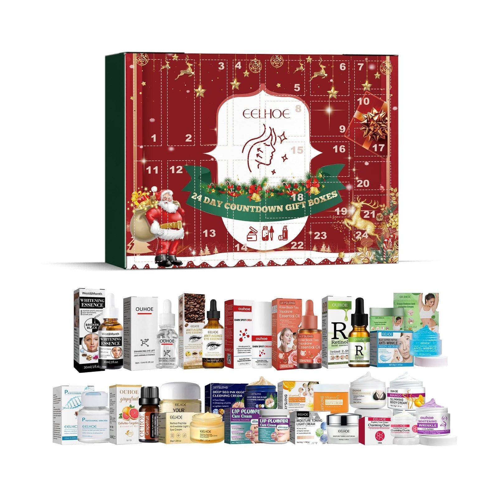 Christmas Beauty Blind Box, Skincare Surprise, Moisturizing, Anti-Aging, Gift Idea ,1set