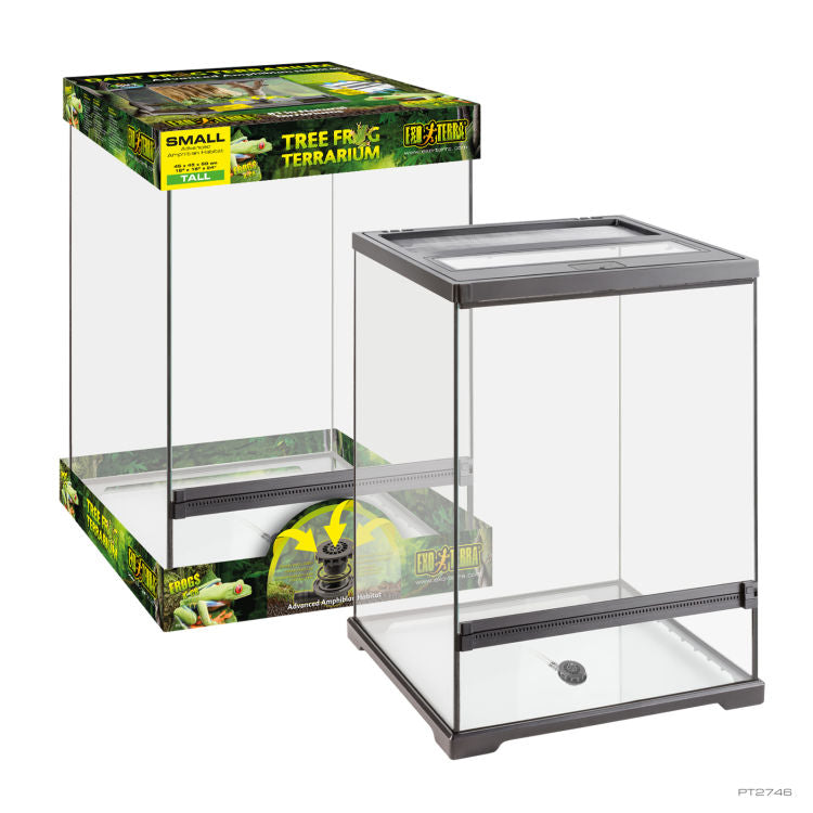 حوض تربية الضفادع السهمية من Exo Terra - موطن للبرمائيات 45 × 45 × 60 سم