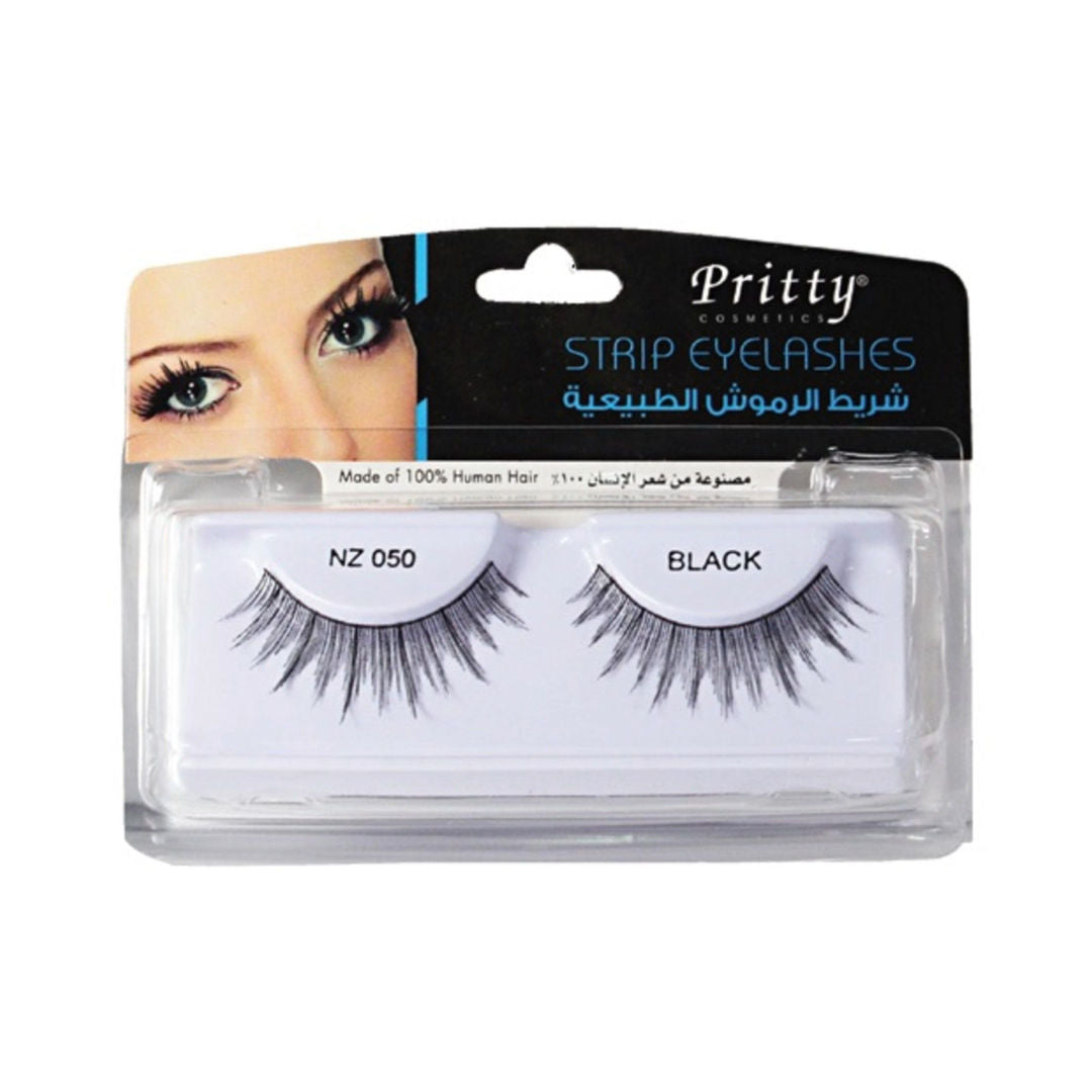 Pritty Cosmetics Strip Eyelashes, Black