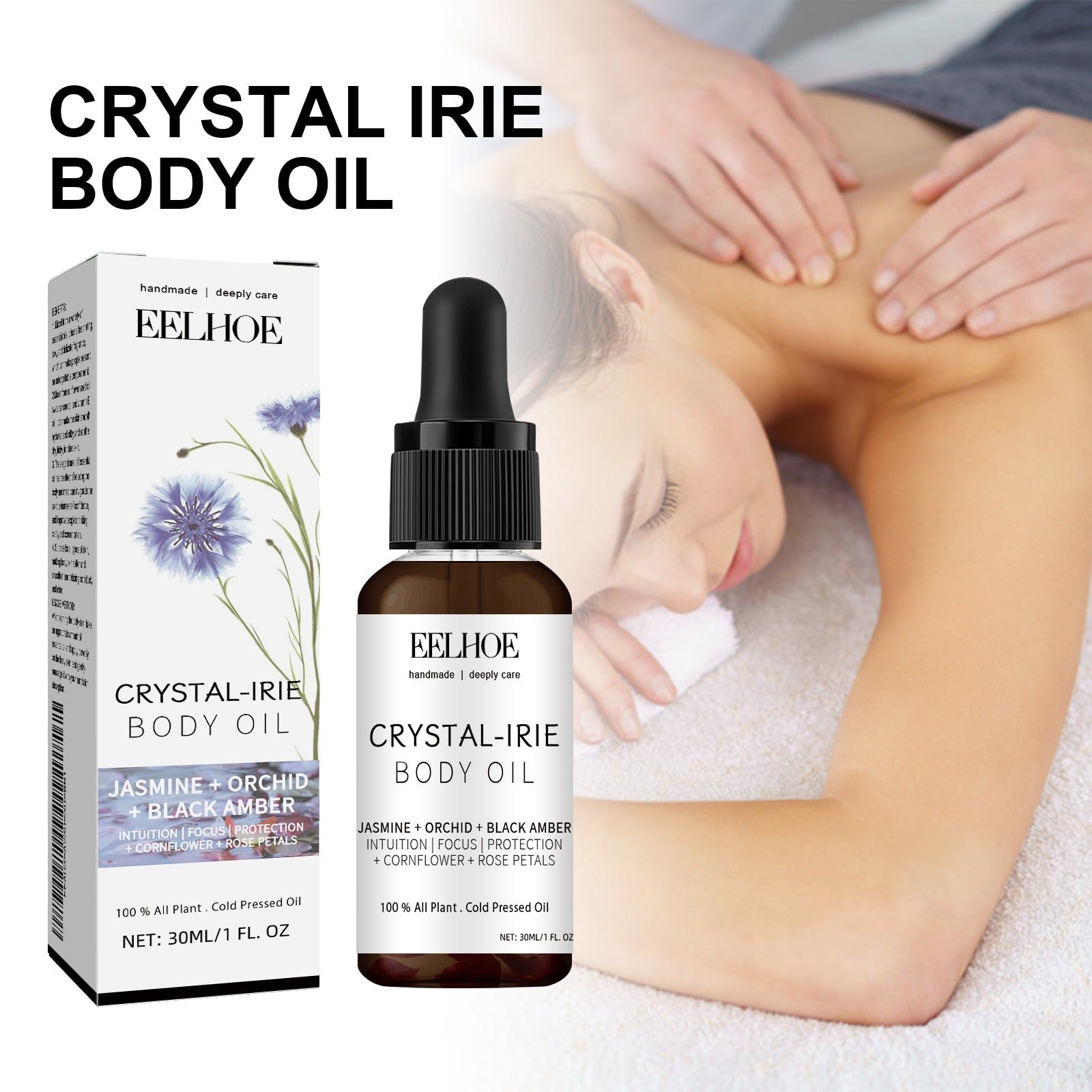 Body Massage Oil for Firming Skin, Hydrating, Relaxing, Moisturizing, Natural Fragrance ,30ml
