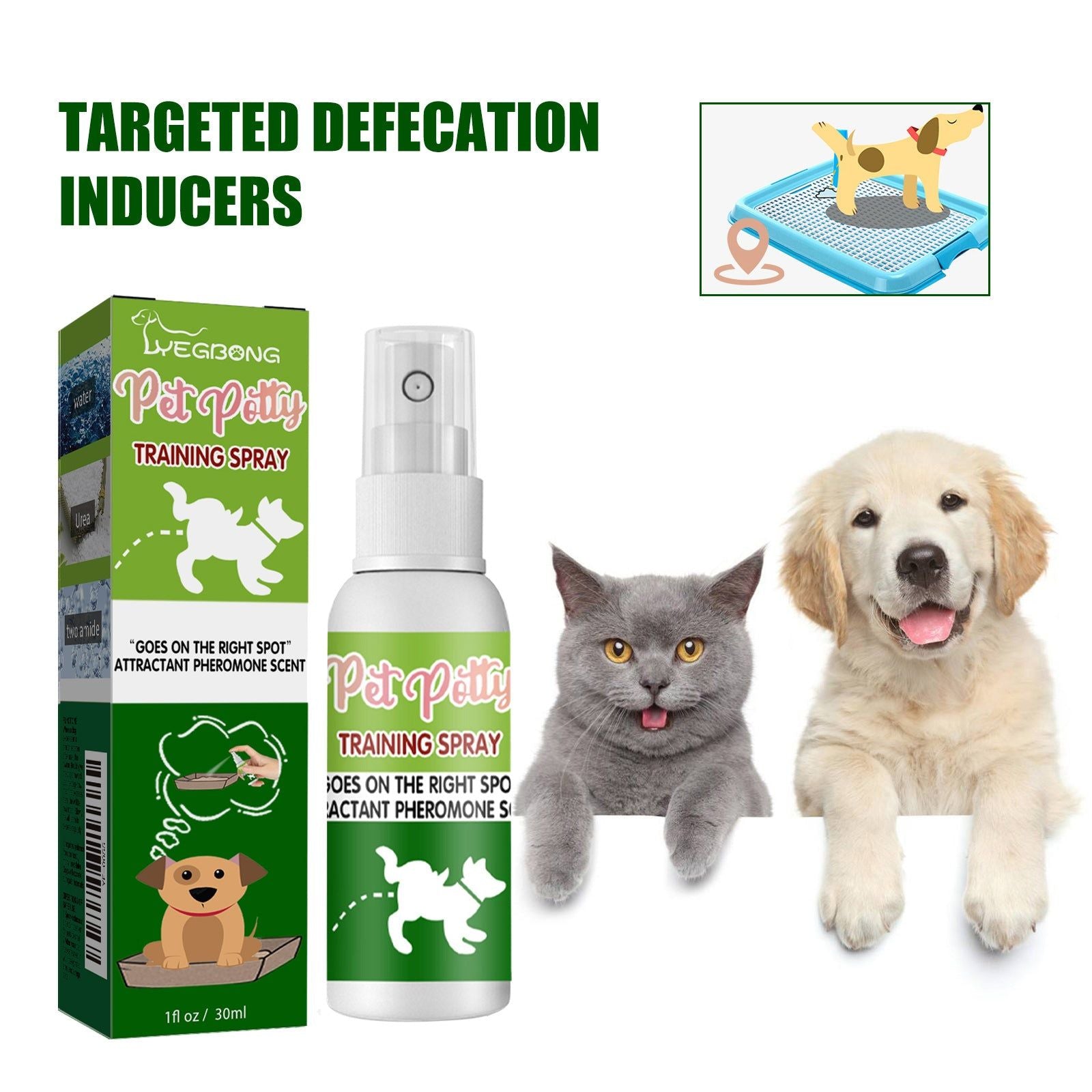 Pet Toilet Induction Spray, Potty Training Made Easy, Fast & Effective ,30ml