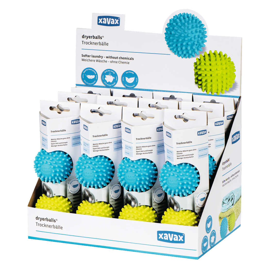 XAVAX 111013 Dryer balls, 2 pieces