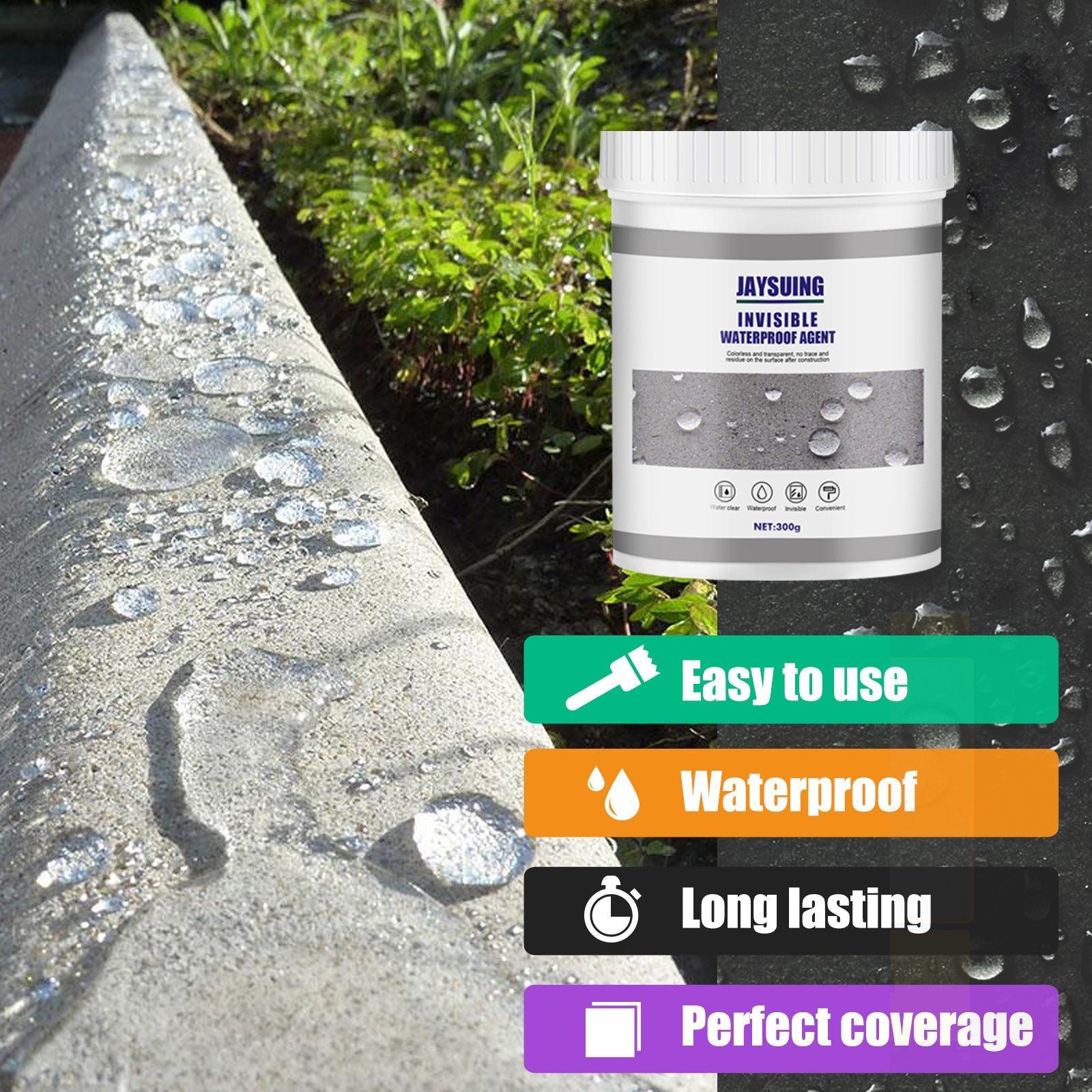 Waterproof Sealant for Bathroom Kitchen Walls, Fix All Kinds of Leaks, Long-Lasting Repair ,300g