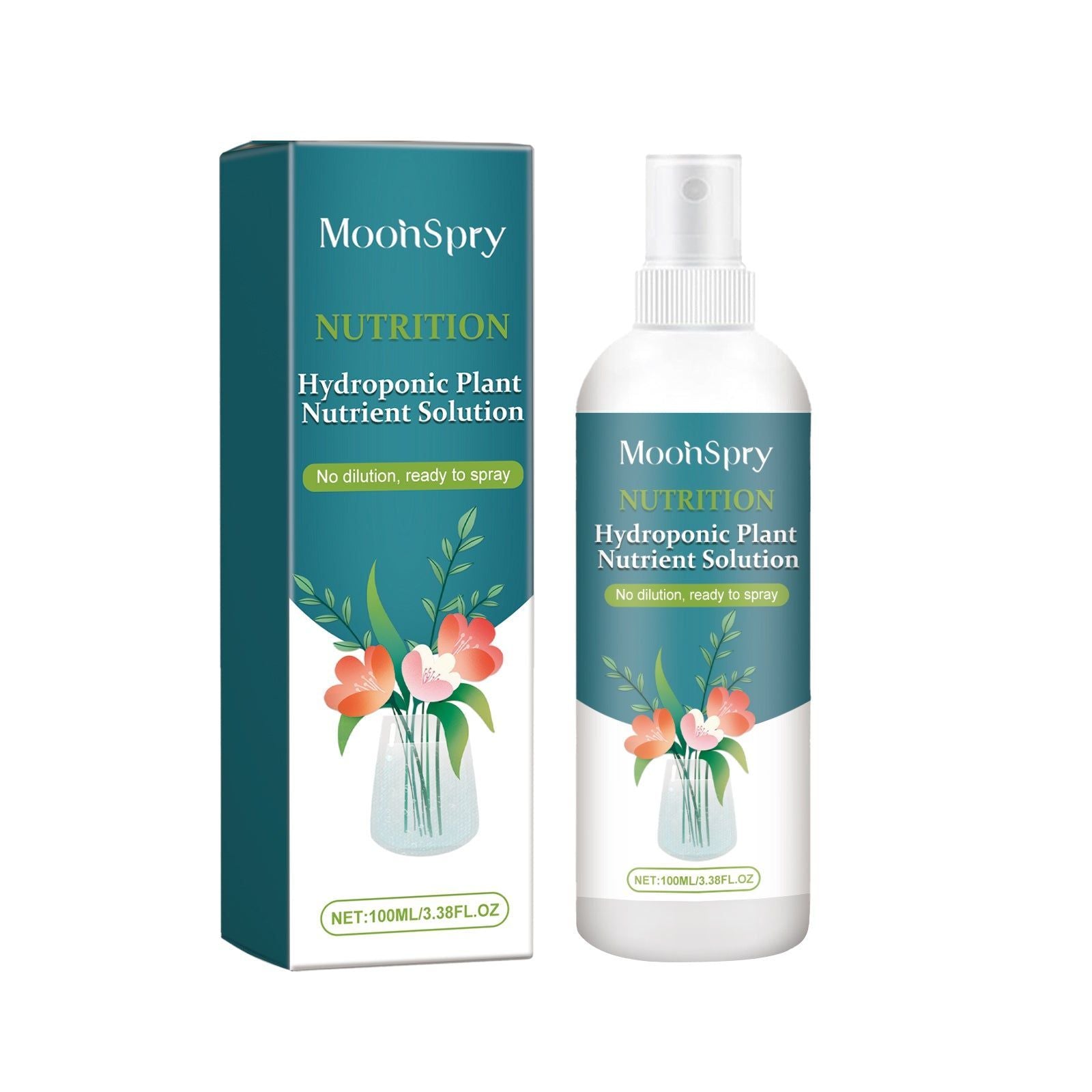 Boost Plant Growth with Hydroponic Nutrient Solution, Promotes Healthy Green Leaves ,100ml