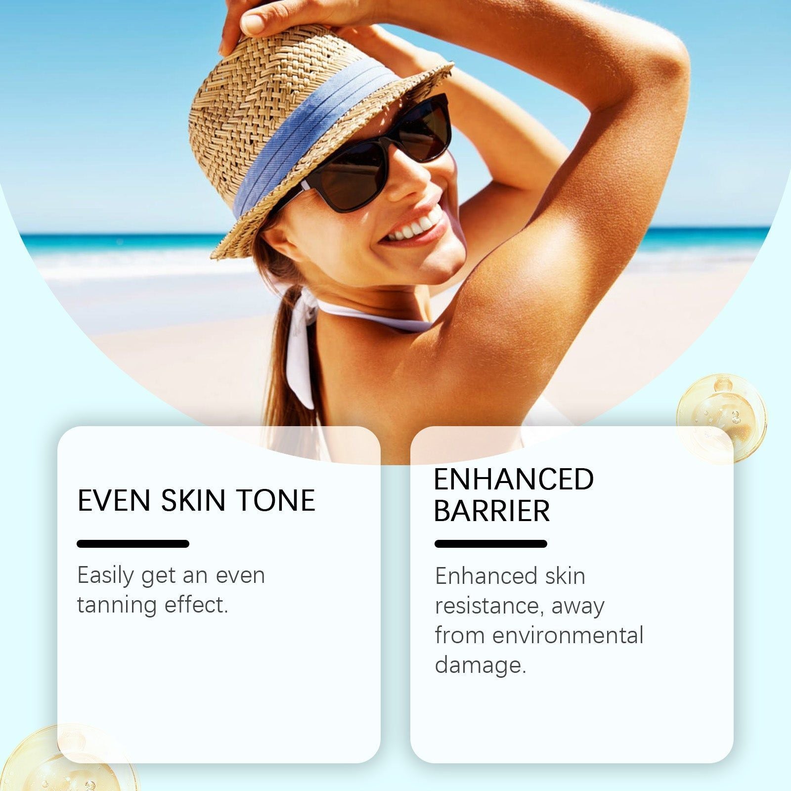 Boost Your Skin with BushAid Tanning Drops, Natural Body Care, Easy to Use ,60ml