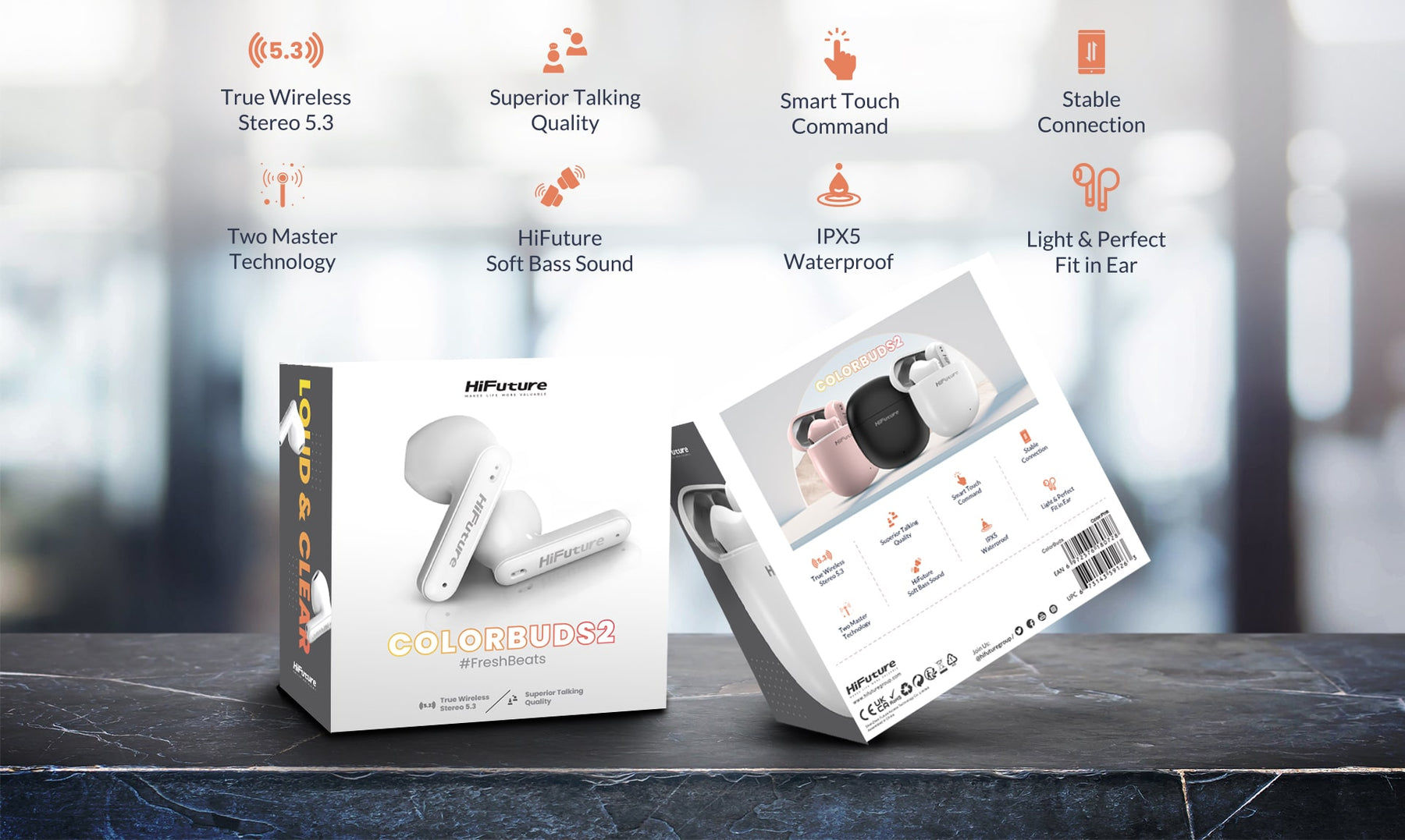 Hifuture Colorbuds2 TWS earphone