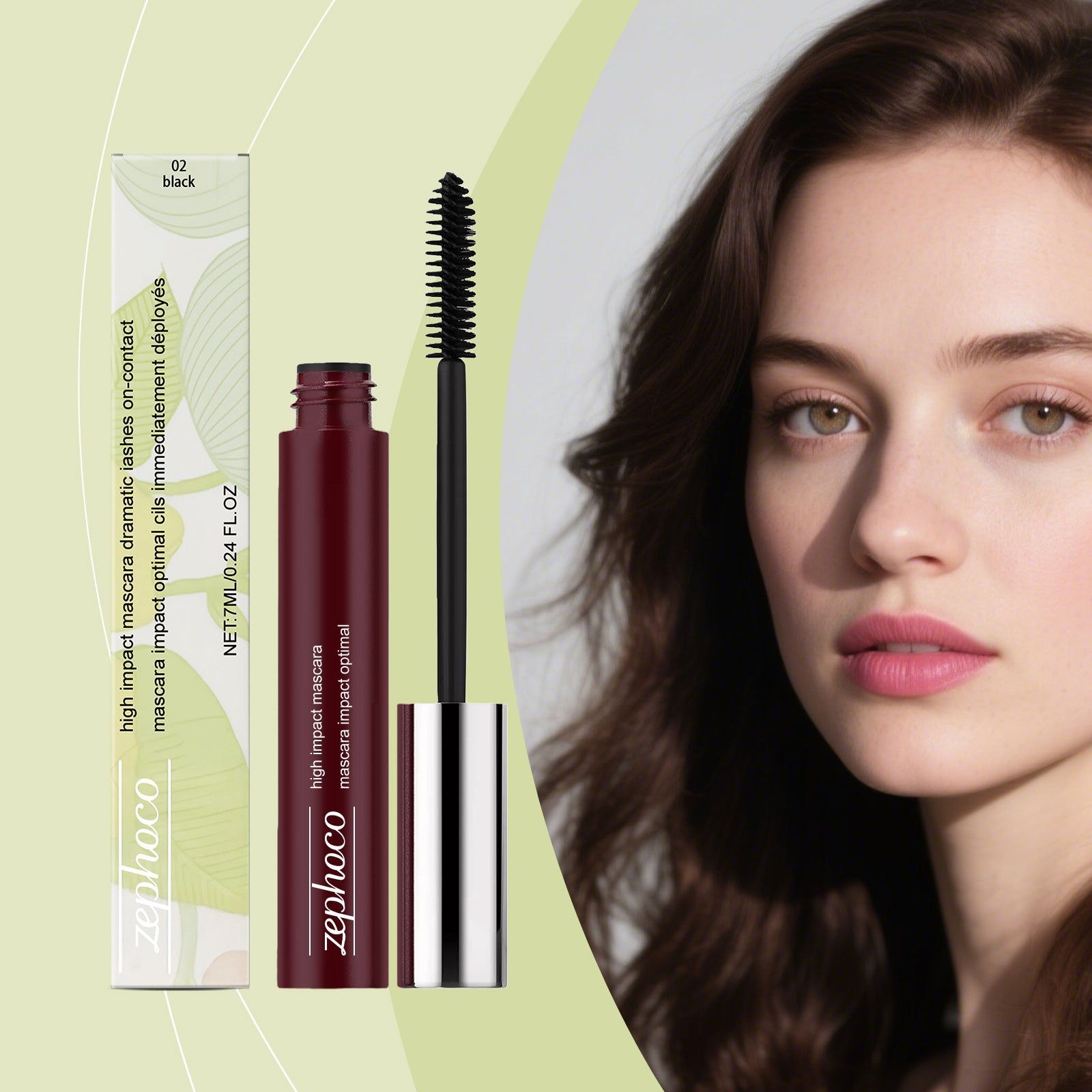 Light Black Mascara, Natural Warping, Curling, Daily Wear, Voluminous ,7ml