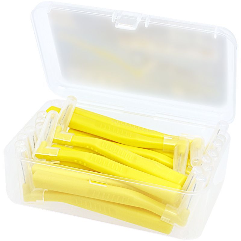 L Shape Interdental Brush Orthodontic Toothbrush Kit Oral Hygiene Dental Flosser Cleaning Tool