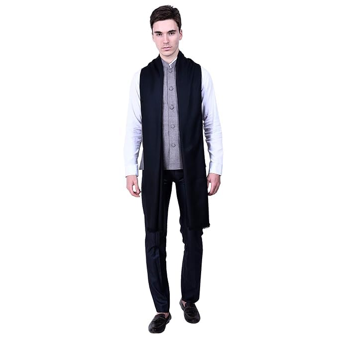 Men's Woven Wool Shawl/lohi