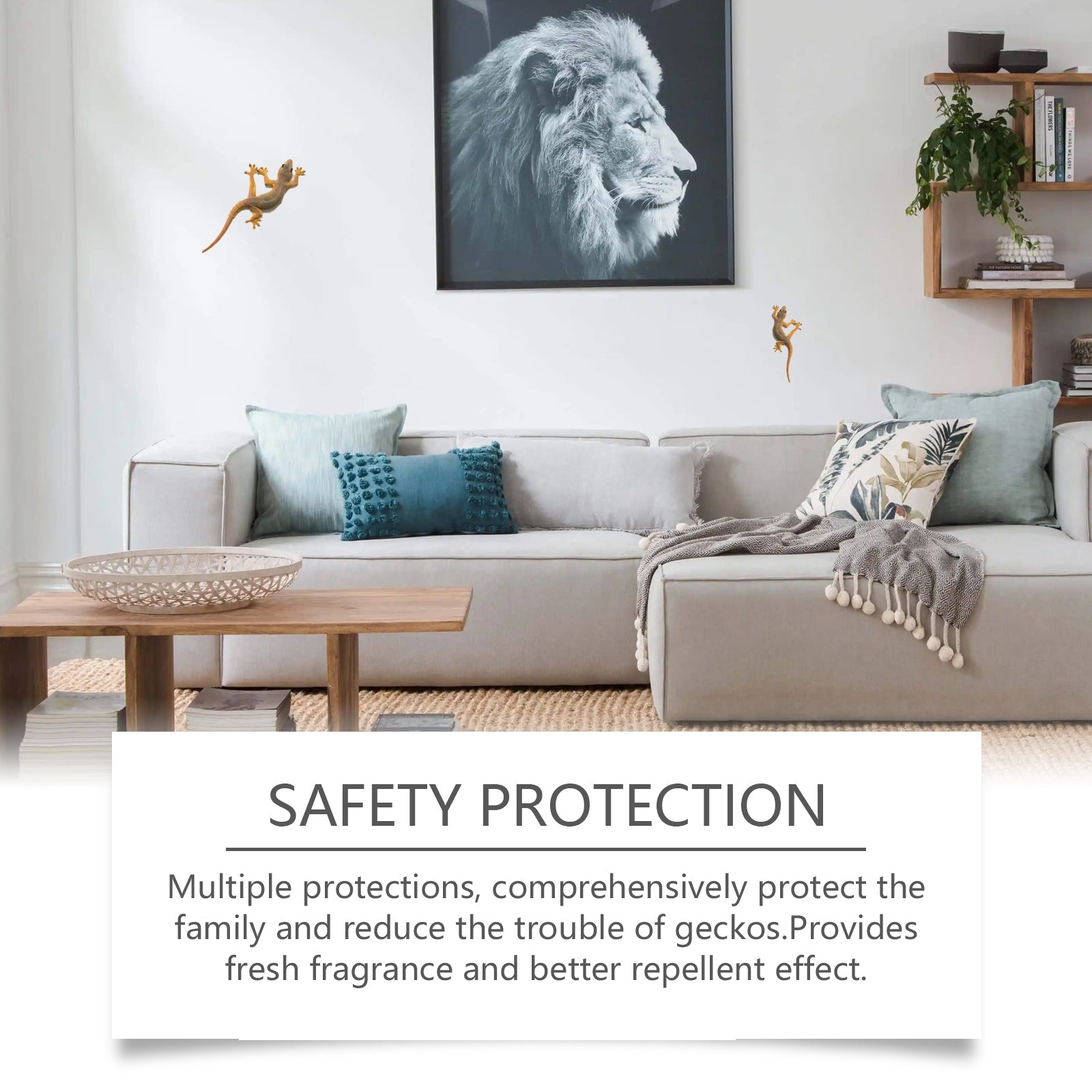 Effective Gecko Defense Gel, Indoor Pest Repellent with Lavender Oil, Fast Action ,120g