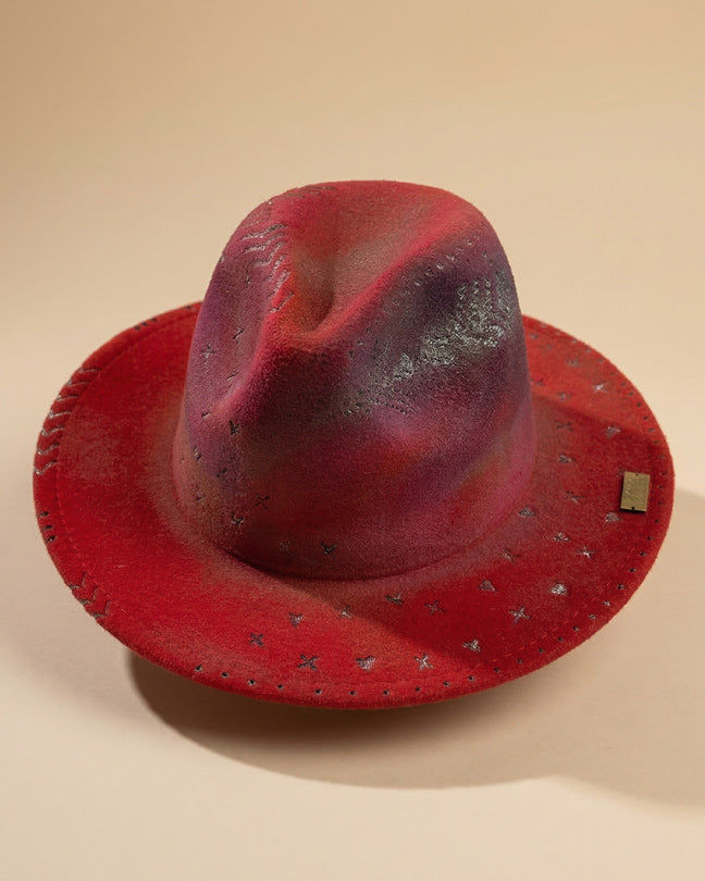 By Carmenzo wild berry hat