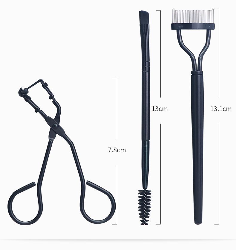 7Pcs Eyelash Curler Set Eyebrow Grooming Kit Eyes Makeup Tools For Women
