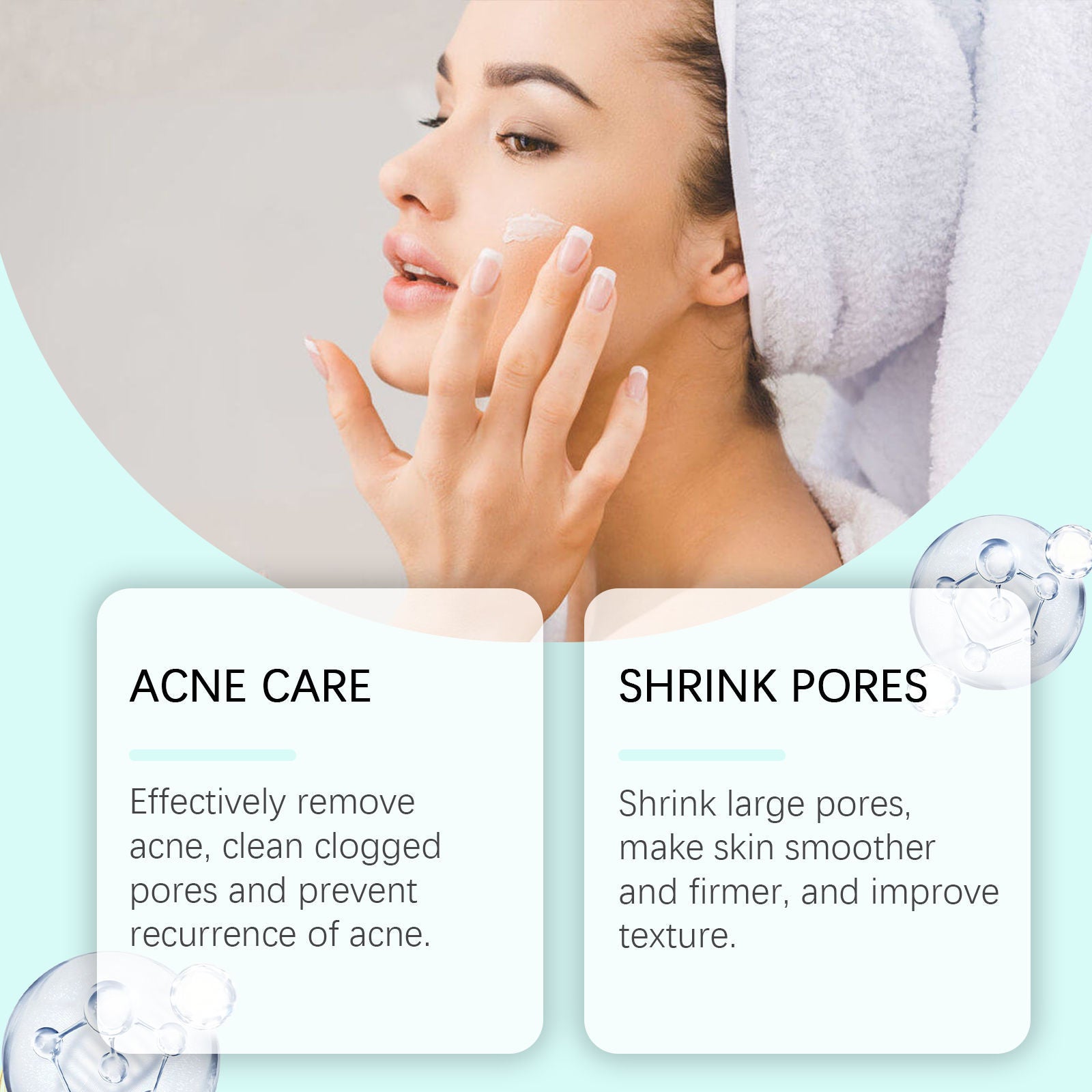 Azelaic Acid Acne Cream, Oil Control, Repair Skin, Gentle Moisturizer, Clear Pores ,30g