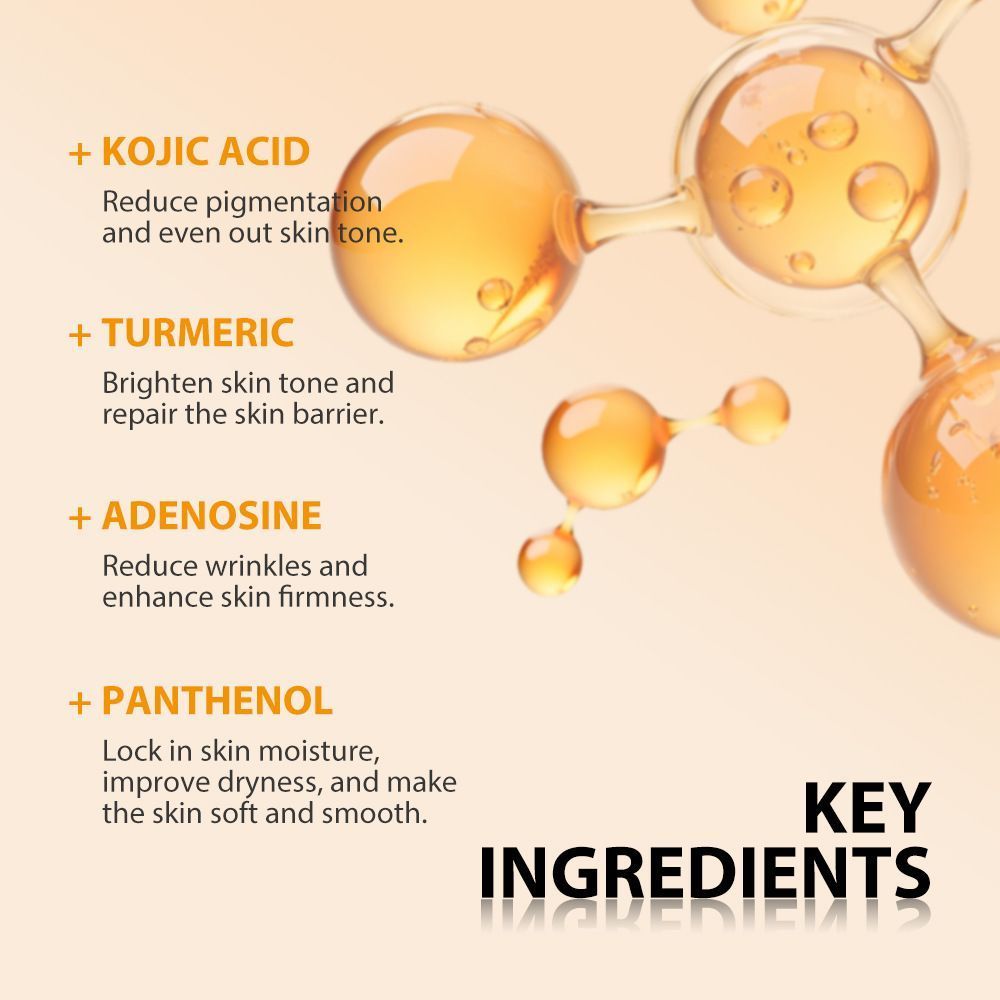 Kojic Acid Turmeric Resurfacing Body Cream - 100g Moisturizing & Brightening Lotion for All Skin Types